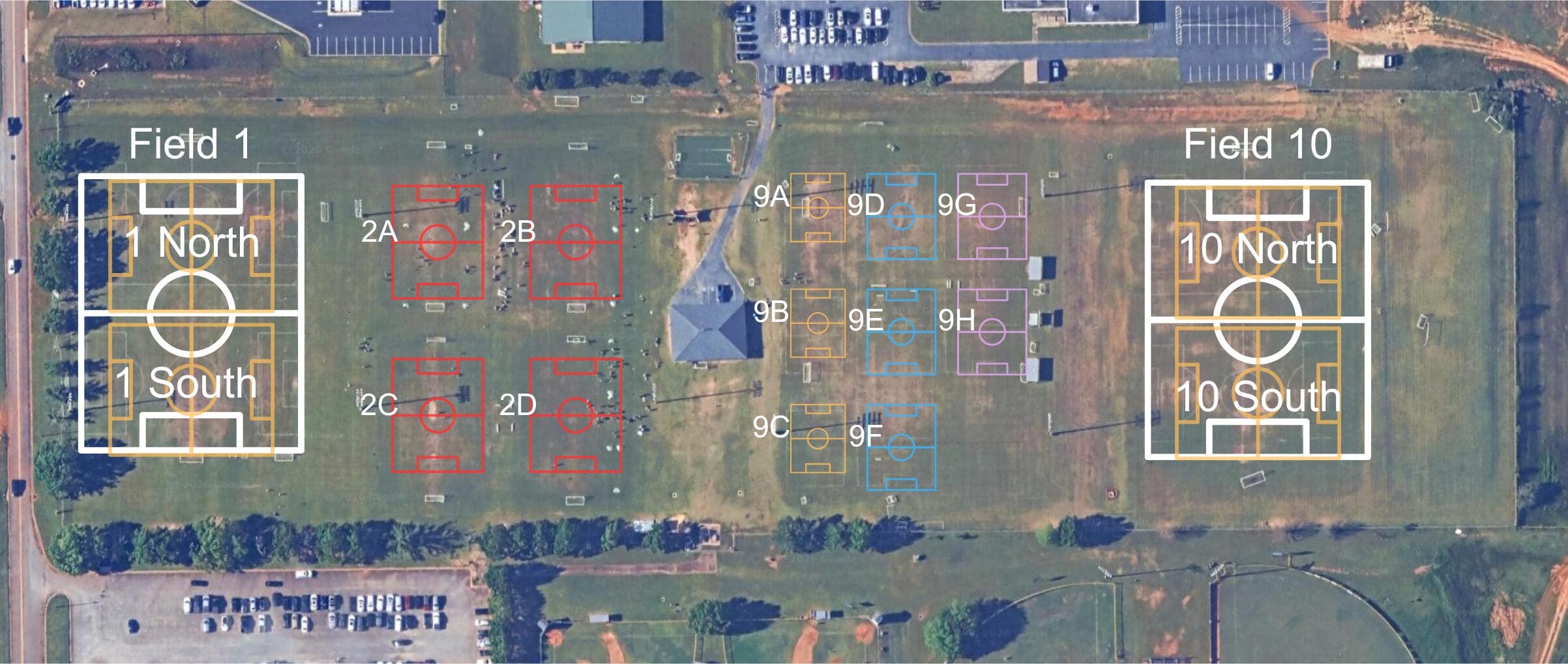 Game Field Map Fall 2026
